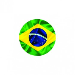 Cartela imã para quadro magnético - Brasil - 20x3 mm - Brasil
