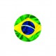 Cartela imã para quadro magnético - Brasil - 20x3 mm - Brasil