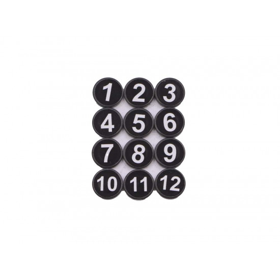 Cartela imã para quadro magnético - Numero Preto
