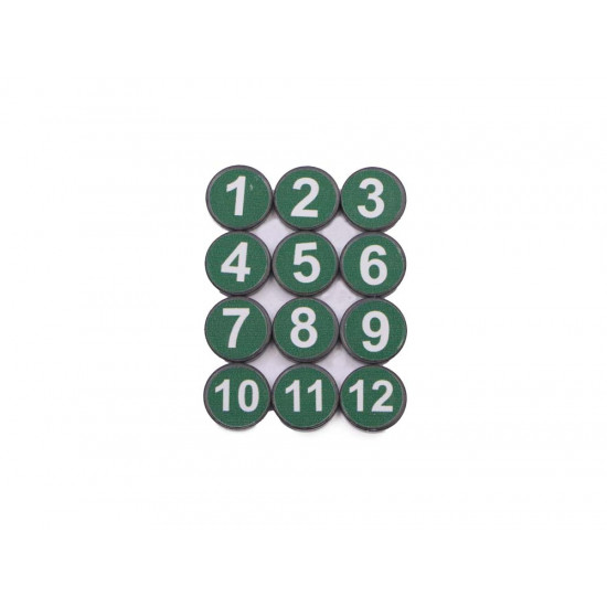 Cartela imã para quadro magnético - Numero Verde Cartela imã para quadro magnético - Numero Verde