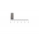 Bloco de Ferrite 6,5 x 8 x 20 mm Bloco de Ferrite 6,5 x 8 x 20 mm