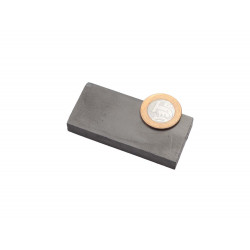 Bloco de Ferrite 75 x 35 x 10 mm