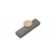 Bloco de Ferrite 80 x 22 x 10 mm