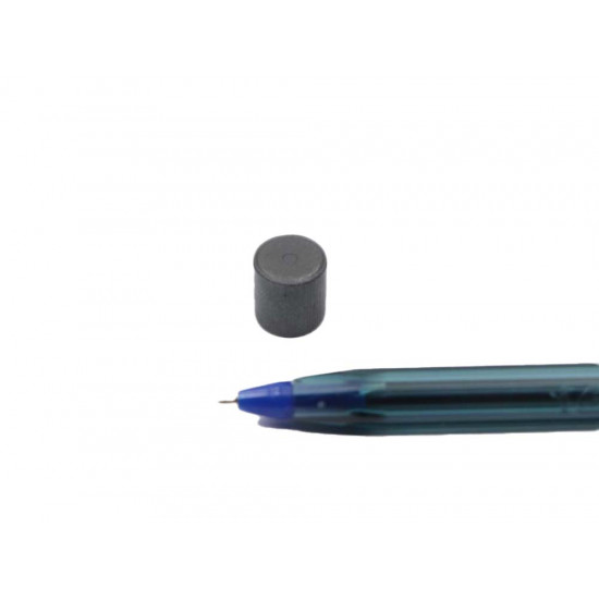 Ímã de Ferrite Ø10 x 10 mm bipolar