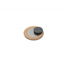 Ímã de Ferrite Ø12 x 3 mm multipolar