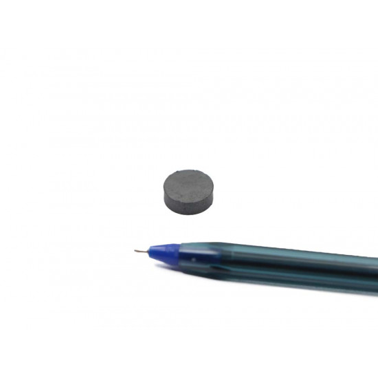 Ímã de Ferrite Ø12 x 4 mm anisotrópico - 100 peças Ímã de Ferrite Ø12 x 4 mm anisotrópico - 100 peças