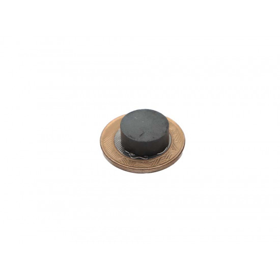Ímã de Ferrite Ø15 x 6 mm anisotrópico