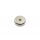 Fixador Magnético Ø25 x 6 mm com furo escariado Fixador Magnético Ø25 x 6 mm com furo escariado