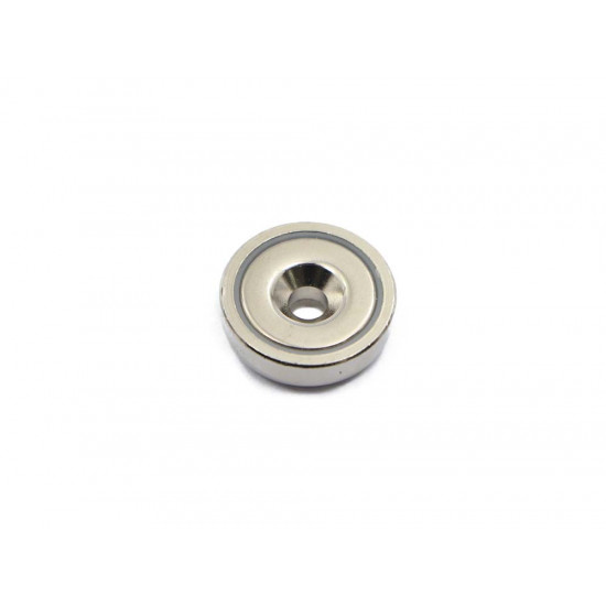 Fixador Magnético Ø25 x 6 mm com furo escariado Fixador Magnético Ø25 x 6 mm com furo escariado