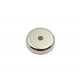 Fixador Magnético Ø32 x 7 mm com furo escareado