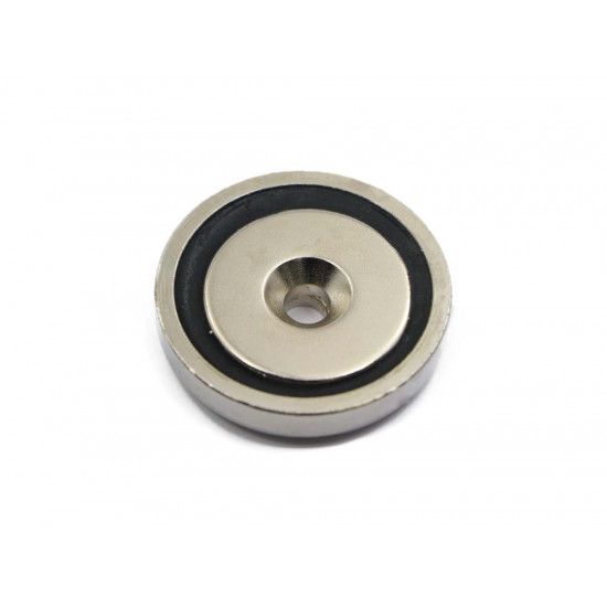 Fixador Magnético Ø42 x 9 mm com furo escariado Fixador Magnético Ø42 x 9 mm com furo escariado