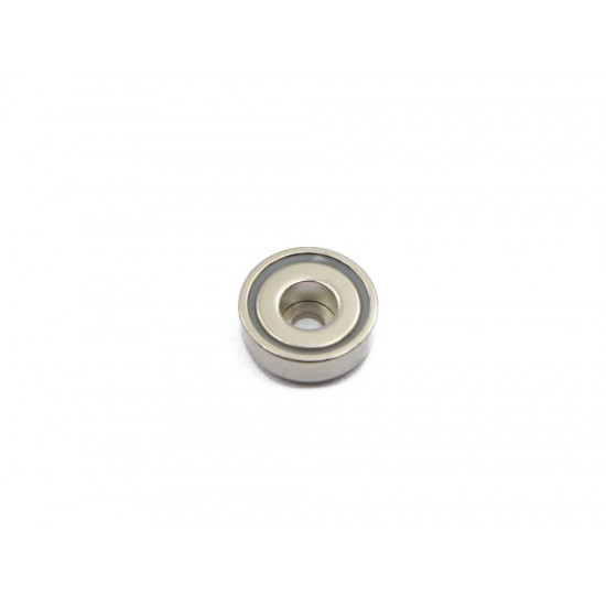 Fixador Magnético Ø20 x 7 mm com furo rebaixado