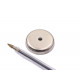 Fixador Magnético Ø40 x 8 mm com furo rebaixado Fixador Magnético Ø40 x 8 mm com furo rebaixado