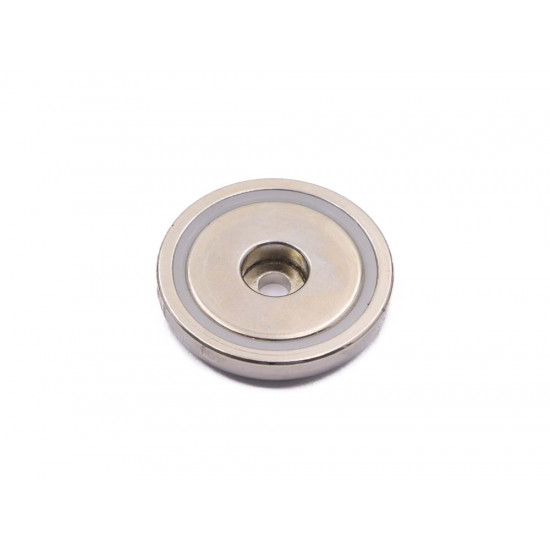 Fixador Magnético Ø40 x 8 mm com furo rebaixado Fixador Magnético Ø40 x 8 mm com furo rebaixado