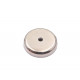 Fixador Magnético Ø40 x 8 mm com furo rebaixado Fixador Magnético Ø40 x 8 mm com furo rebaixado