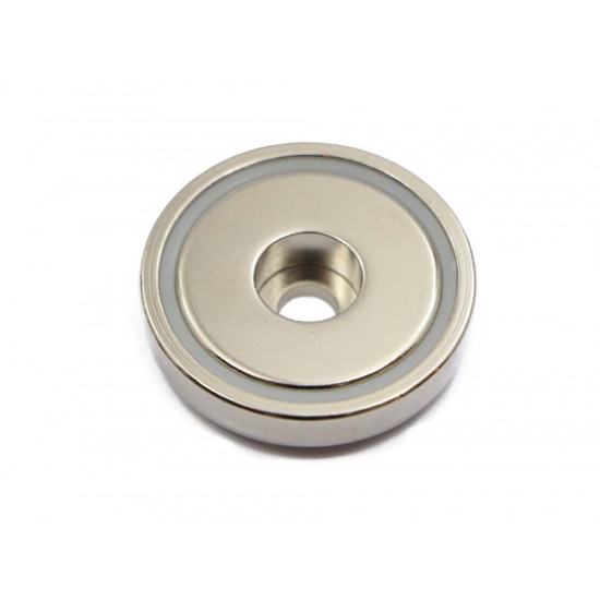Fixador Magnético Ø48 x 11,5 mm com furo rebaixado Fixador Magnético Ø48 x 11,5 mm com furo rebaixado
