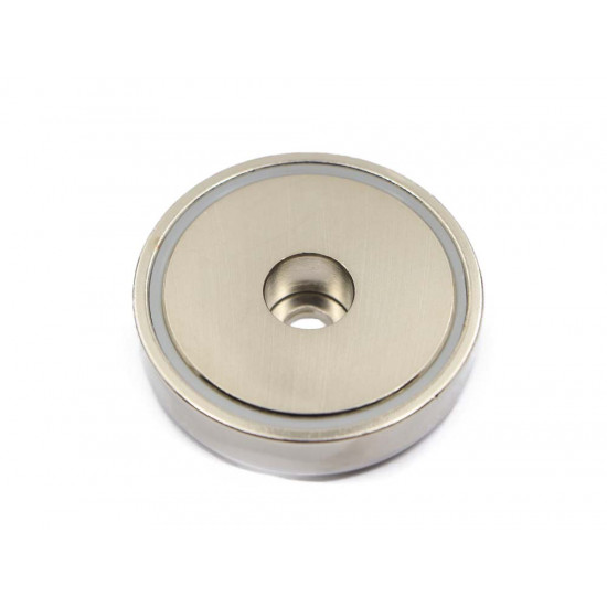 Fixador Magnético Ø60 x 15 mm com furo rebaixado Fixador Magnético Ø60 x 15 mm com furo rebaixado
