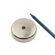 Fixador Magnético Ø60 x 15 mm com furo rebaixado Fixador Magnético Ø60 x 15 mm com furo rebaixado