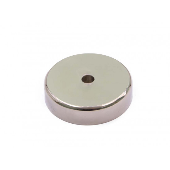 Fixador Magnético Ø75 x 18 mm com furo rebaixado