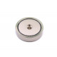 Fixador Magnético Ø75 x 18 mm com furo rebaixado