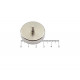 Fixador Magnético Ø32 x 8 mm com pino roscado M6 Fixador Magnético Ø32 x 8 mm com pino roscado M6