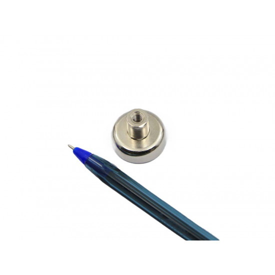 Fixador Magnético Ø20 x 7 mm com pino c/ rosca interna Fixador Magnético Ø20 x 7 mm com pino c/ rosca interna