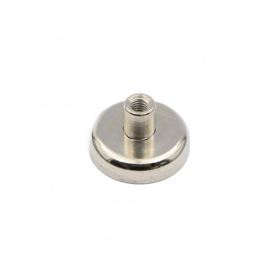 Fixador Magnético Ø32 x 8 mm com pino c/ rosca interna