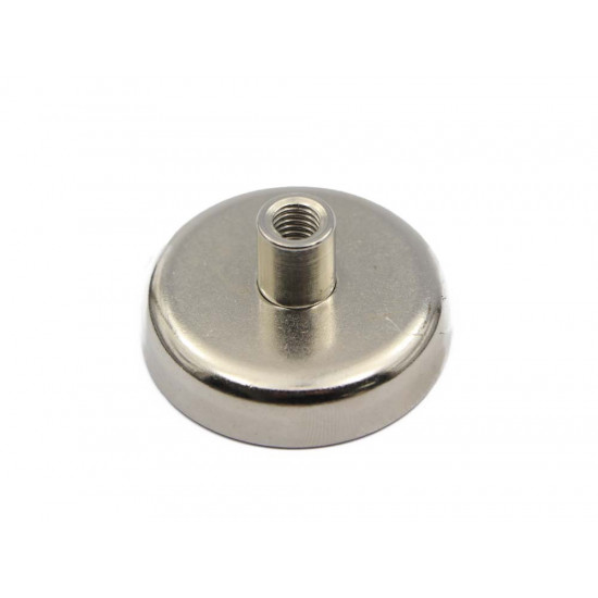 Fixador Magnético Ø48 x 11,5 mm com pino c/ rosca interna Fixador Magnético Ø48 x 11,5 mm com pino c/ rosca interna