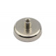 Fixador Magnético Ø48 x 11,5 mm com pino c/ rosca interna Fixador Magnético Ø48 x 11,5 mm com pino c/ rosca interna