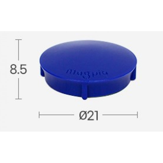 Fixador Magnético 21 mm - Diversas Cores