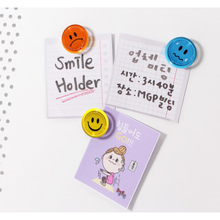 Fixador Magnético Smile Ø35 mm - Caixa com 24 peças - smiles variados