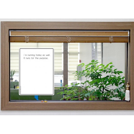 Quadro magnético flexivel branco 40 x 30 cm para vidros Quadro magnético flexivel branco 40 x 30 cm para vidros