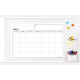 Quadro planner magnético mensal 60 x 40 cm com 3 pincéis Quadro planner magnético mensal 60 x 40 cm com 3 pincéis