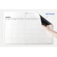 Quadro planner magnético mensal 60 x 40 cm com 3 pincéis Quadro planner magnético mensal 60 x 40 cm com 3 pincéis