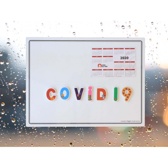 Quadro magnético flexivel branco 40 x 30 cm para vidros Quadro magnético flexivel branco 40 x 30 cm para vidros