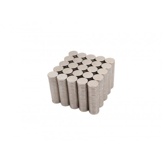 Ímã de neodímio 12,5x2 mm - 500 pçs - N42 Ímã de neodímio 12,5x2 mm - 500 pçs - N42