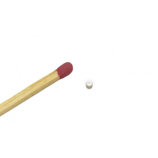 Ímã de neodímio 2x1,5 mm - 100 Pçs - N42 Ímã de neodímio 2x1,5 mm - 100 Pçs - N42