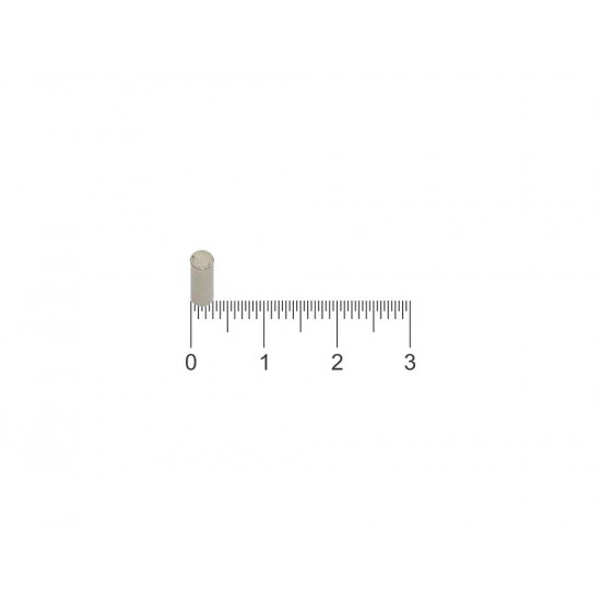 Ímã de neodímio 3x8,5 mm - N42 Ímã de neodímio 3x8,5 mm - N42
