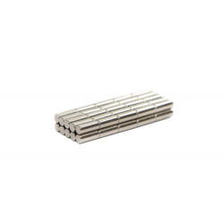 Ímã de neodímio 4x10 mm - 100 Pçs - N42