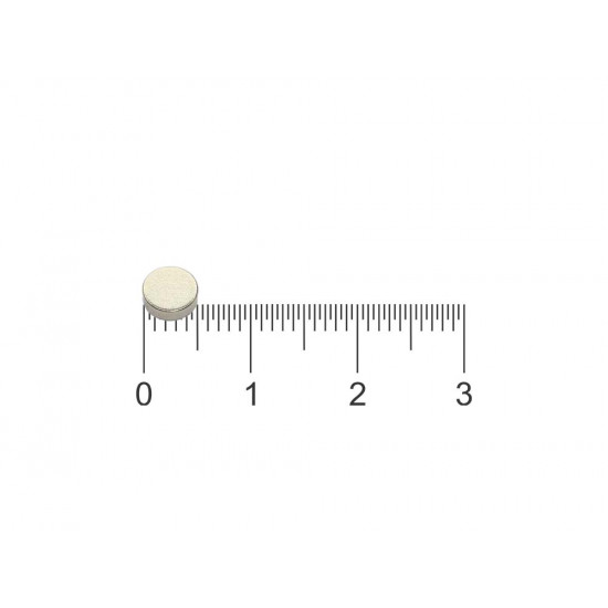 Ímã de neodímio 5x1,5 mm - N42 Ímã de neodímio 5x1,5 mm - N42