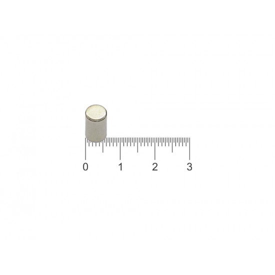 Ímã de neodímio 6,35x10 mm - N42 Ímã de neodímio 6,35x10 mm - N42