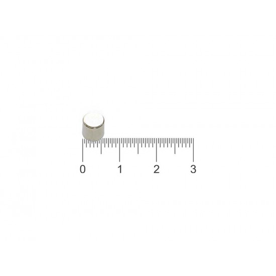 Ímã de neodímio 6,35x6,35 mm - N42 Ímã de neodímio 6,35x6,35 mm - N42