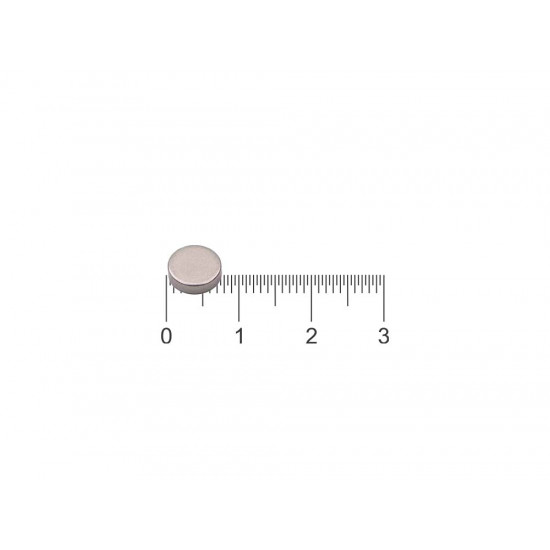 Ímã de neodímio 8x2 mm - N42
