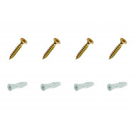 Parafusos e Buchas 6 mm - 4 un
