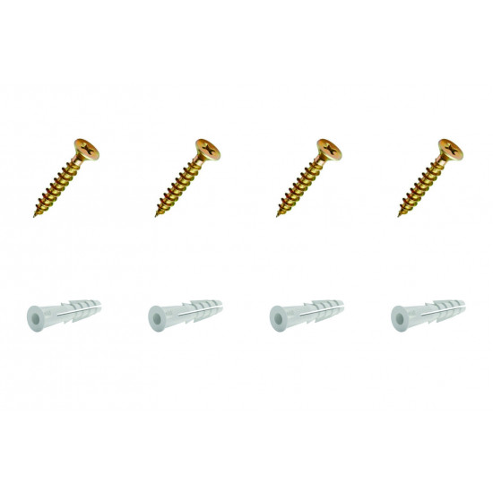 Parafusos e Buchas 6 mm - 4 un Parafusos e Buchas 6 mm - 4 un