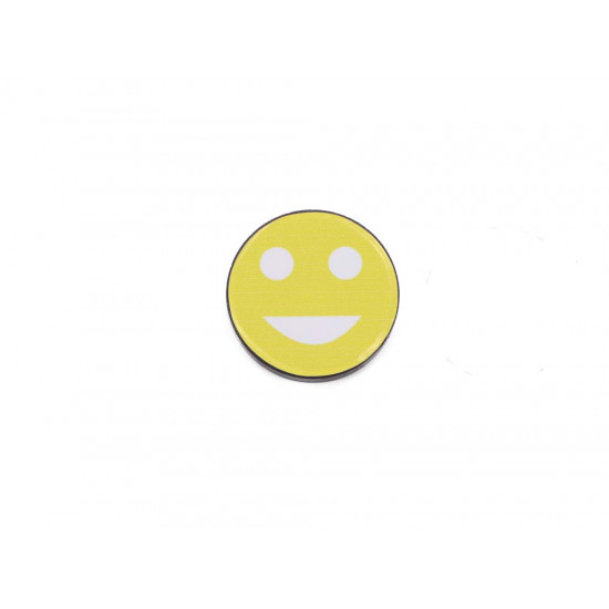 Cartela imã para quadro magnético 30 x 4 mm - Smile Amarelo Cartela imã para quadro magnético 30 x 4 mm - Smile Amarelo